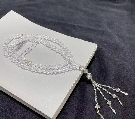 Premium Tasbih Crystal Clear