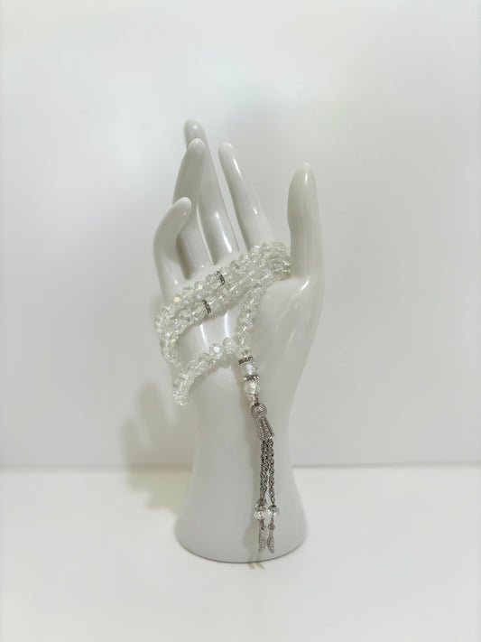 Premium Tasbih Crystal Clear